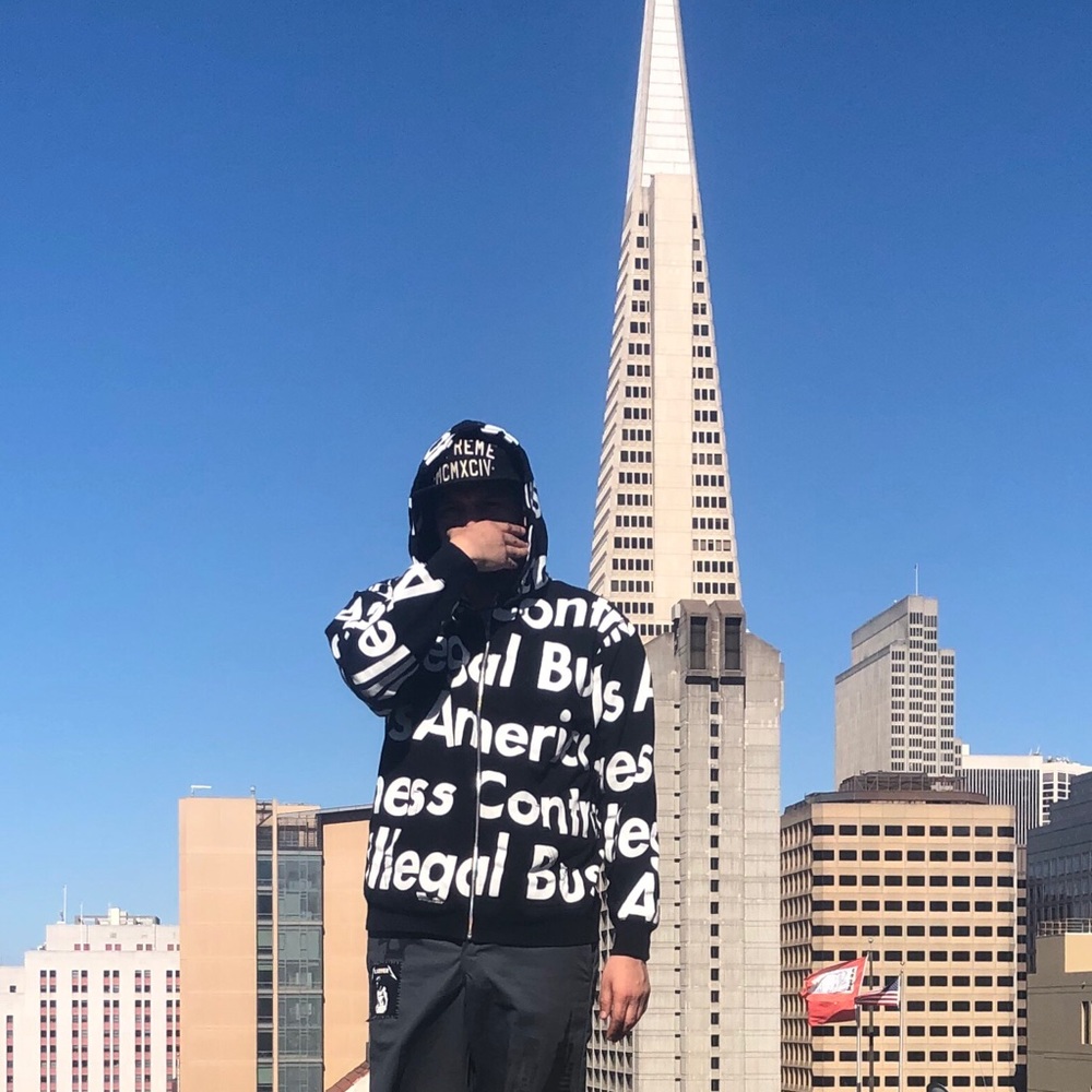 2005 Supreme zip-up IBCA SWEATER “grail” LRG - Picture 3 of 9